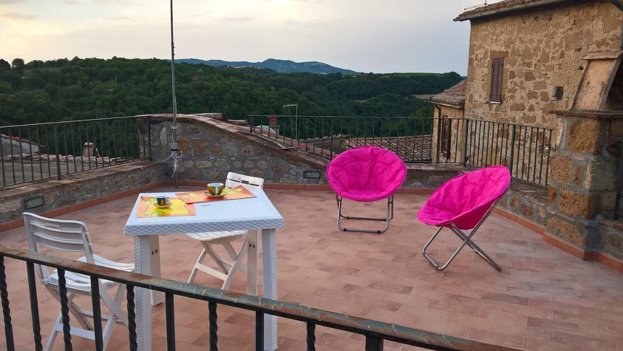 La Loggia Del Capitano - Rione Capisotto Apartment Pitigliano Exterior foto